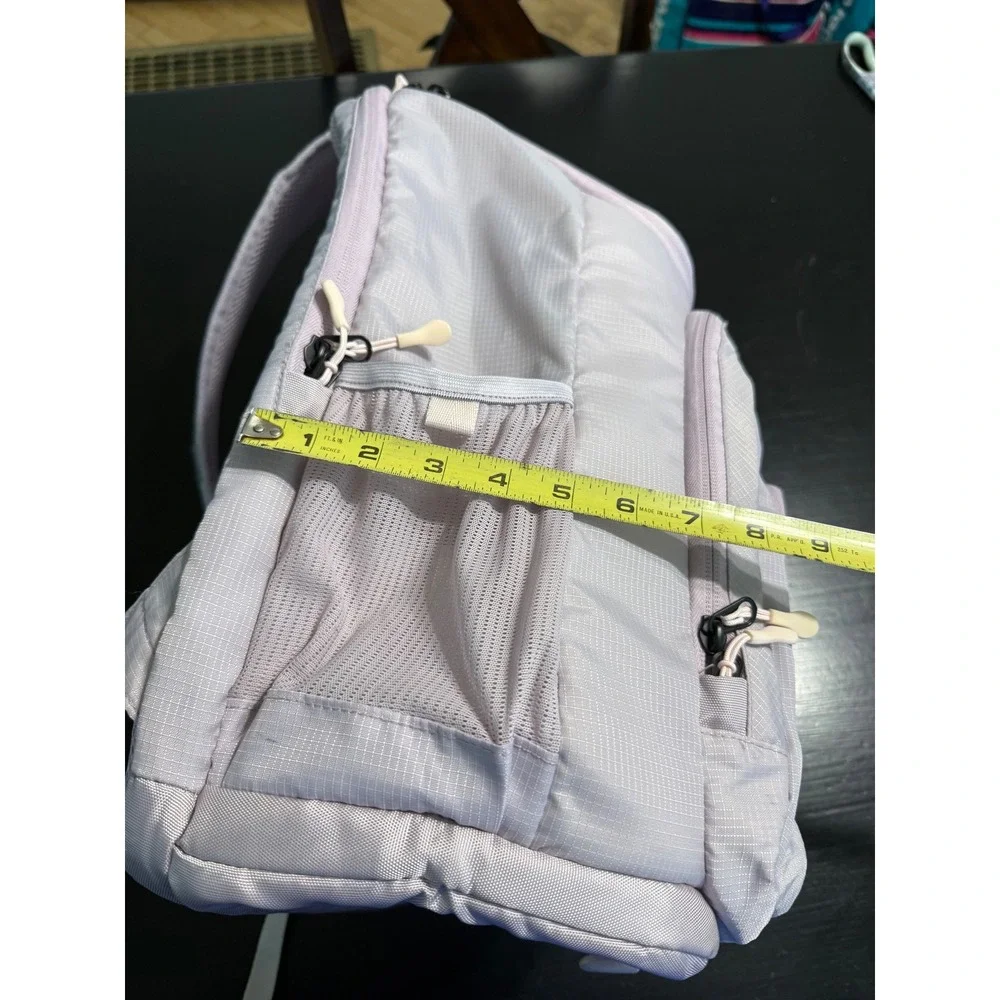 Embark Ripstop Backpack Lavender Purple Multi-Pocket School Travel Bag